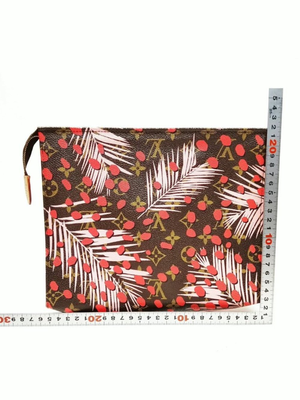 Authentic Louis Vuitton Monogram Jungle Print Pouch Cosmetic Clutch LV - Picture 3 of 16